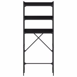vidaXL Washing Machine Shelf Laundry Room Cabinet Toilet Rack Engineered Wood - black - Additional view 5