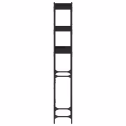 vidaXL Washing Machine Shelf Laundry Room Cabinet Toilet Rack Engineered Wood - black - Additional view 6