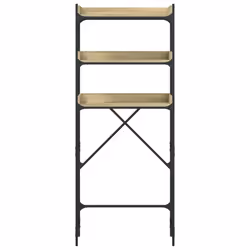 vidaXL Washing Machine Shelf Laundry Room Cabinet Toilet Rack Engineered Wood - sonoma oak - Additional view 5