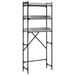 vidaXL Washing Machine Shelf Laundry Room Cabinet Toilet Rack Engineered Wood - grey sonoma