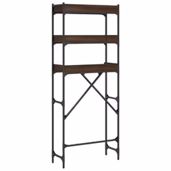 vidaXL Washing Machine Shelf Laundry Room Cabinet Toilet Rack Engineered Wood - brown oak - Additional view 7