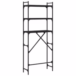 vidaXL Washing Machine Shelf Laundry Room Cabinet Sonoma Oak Engineered Wood - black - Additional view 7