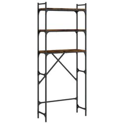 vidaXL Washing Machine Shelf Laundry Room Cabinet Sonoma Oak Engineered Wood - smoked oak