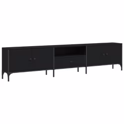 VidaXL 838988, Black, Metal, Wood, 20 kg, 2000 mm, 250 mm, 440 mm