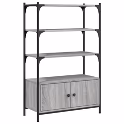 VidaXL 838996, Grey, Oak, Metal, Wood, 20 kg, 700 mm, 300 mm