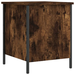 vidaXL Storage Bench Hallway Shoe Bench Chair Storage Box Engineered Wood - smoked oak, 40 x 42.5 x 50 cm