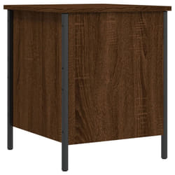 vidaXL Storage Bench Hallway Shoe Bench Chair Storage Box Engineered Wood - brown oak, 40 x 42.5 x 50 cm