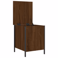 vidaXL Storage Bench Hallway Shoe Bench Chair Storage Box Engineered Wood - brown oak, 40 x 42.5 x 50 cm - Additional view 5