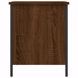 vidaXL Storage Bench Hallway Shoe Bench Chair Storage Box Engineered Wood - brown oak, 40 x 42.5 x 50 cm - Additional view 6