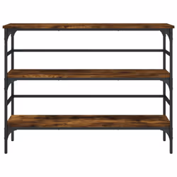 vidaXL Console Table End Table Living Room Hallway Side Table Engineered Wood - smoked oak - Additional view 4
