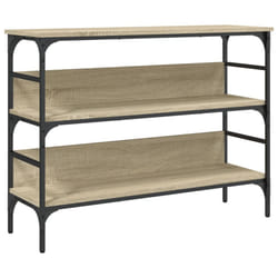 vidaXL Console Table End Table Living Room Hallway Side Table Engineered Wood - sonoma oak, 100 x 32 x 75 cm