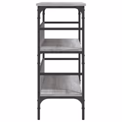 vidaXL Console Table End Table Living Room Hallway Side Table Engineered Wood - grey sonoma, 100 x 32 x 75 cm - Additional view 5