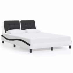 VidaXL 3208190, Black, White, 1450 mm, 2.18 m, 745 mm, 1400 x 2000 mm, 1 pc(s)