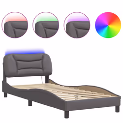 VidaXL 3213909, Grey, 95 cm, 2.18 m, 74.5 cm, 900 x 2000 mm, 1 pc(s)
