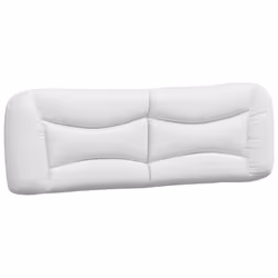 vidaXL Bed Frame with LED Lights Bed White and Black 160x200 cm Faux Leather - Additional view 9