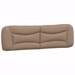 vidaXL Bed Frame with LED Lights Cappuccino 180x200 cm Super King Faux Leather - Additional view 9