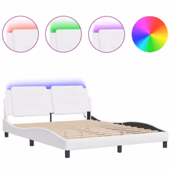 VidaXL 3214118, White, 1650 mm, 2.18 m, 745 mm, 1600 x 2000 mm, 1 pc(s)