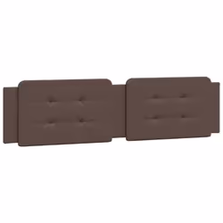vidaXL Bed Frame with LED Lights Home Bed Base Black 200x200 cm Faux Leather - brown, 200 x 200 cm - Additional view 9