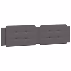 vidaXL Bed Frame with LED Lights Home Bed Base Black 200x200 cm Faux Leather - grey, 200 x 200 cm - Additional view 9