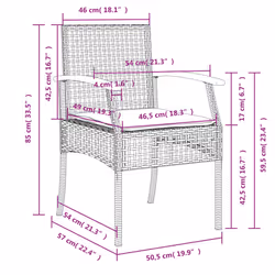 VidaXL 3213575 outdoor furniture set - Additional view 7