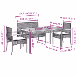 VidaXL 3213575 outdoor furniture set - Additional view 8