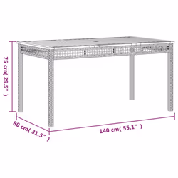 vidaXL Garden Dining Set 4 Piece with Cushions Outdoor Chair Beige Poly Rattan - Additional view 10