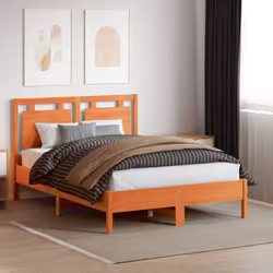 vidaXL Headboard Bed Header Bed Headboard Wax Brown 135 cm Solid Wood Pine