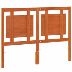 vidaXL Headboard Bed Header Bed Headboard Wax Brown 135 cm Solid Wood Pine - Additional view 5