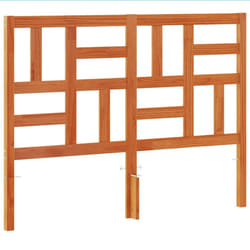vidaXL Bed Headboard Home Bedroom Decorative Bed Header Panel Solid Wood Pine - 140.5 x 104 cm