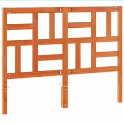 vidaXL Bed Headboard Home Bedroom Decorative Bed Header Panel Solid Wood Pine - 155.5 x 104 cm - Additional view 5