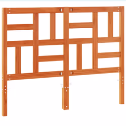 vidaXL Bed Headboard Home Bedroom Decorative Bed Header Panel Solid Wood Pine - 185.5 x 104 cm - Additional view 5