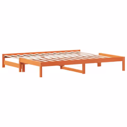 vidaXL Pull-out Day Bed Bedroom Guest Sofa Bed Daybed Couch Solid Wood Pine - 90 x 190 cm - Additional view 5