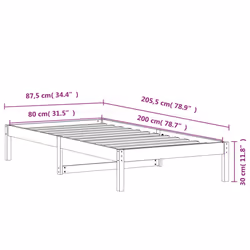 VidaXL 844406 sofa Sofa bed Brown - Additional view 8