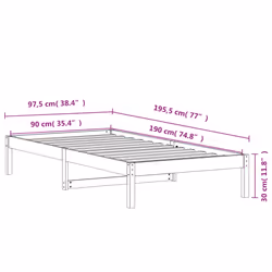 VidaXL 844407 sofa Sofa bed Brown - Additional view 8