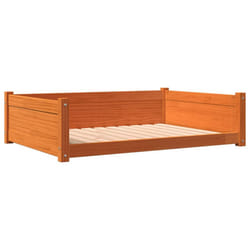vidaXL Dog Bed Pet Sofa Cat Puppy Dog Couch Dog Sofa Pet Bed Solid Wood Pine - 105.5 x 75.5 x 28 cm