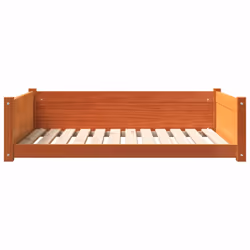 vidaXL Dog Bed Pet Sofa Cat Puppy Dog Couch Dog Sofa Pet Bed Solid Wood Pine - 105.5 x 75.5 x 28 cm - Additional view 4