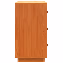 vidaXL Sideboard Cupboard Highboard Side Cabinet Wax Brown Solid Wood Pine - Additional view 7