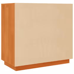 vidaXL Sideboard Cupboard Highboard Side Cabinet Wax Brown Solid Wood Pine - Additional view 8