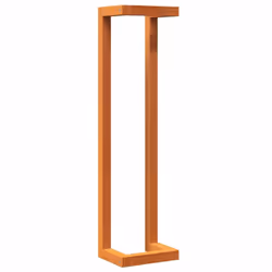 vidaXL Solid Wood Pine Towel Rack Wall-mounted Towel Hanger Holder Rack Shelf - 23 x 18 x 90 cm - Additional view 6