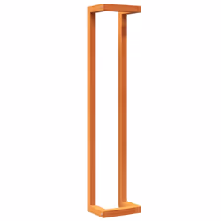 vidaXL Solid Wood Pine Towel Rack Wall-mounted Towel Hanger Holder Rack Shelf - 23 x 18 x 110 cm - Additional view 6