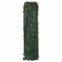vidaXL Artificial Grass Fence Wall Panel Privacy Fence Screen Green 1x5 m