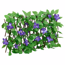 vidaXLÂ Artificial Ivy Trellis Expandable Privacy Screen 5 pcs Green 180x20 cm