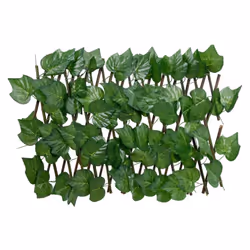 vidaXL Artificial Grape Leaf Trellis Expandable Screen Green 5 pcs 180x20 cm