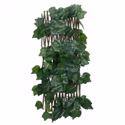 vidaXL Artificial Grape Leaf Trellis Expandable Screen Green 5 pcs 190x60 cm - Additional view 4
