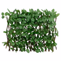 vidaXLÂ Artificial Ivy Trellis Expandable Privacy Screen 5 pcs Green 180x30 cm