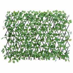 vidaXLÂ Artificial Ivy Trellis Expandable Privacy Screen 5 pcs Green 180x65 cm