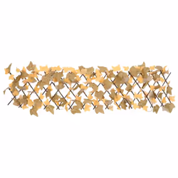 vidaXL Artificial Maple Leaf Trellis Expandable Wall Panel Orange 180x30 cm