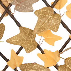 vidaXL Artificial Maple Leaf Trellis Expandable Screen Orange 5 pcs 180x60 cm - Additional view 5