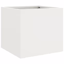 vidaXL Planter Raised Garden Bed Plant Pot Flower Pot Grey Weathering Steel - white, 32 x 30 x 29 cm/ 1 pcs - Additional view 6
