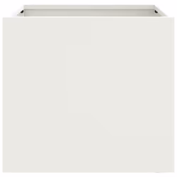 vidaXL Planter Raised Garden Bed Plant Pot Flower Pot Grey Weathering Steel - white, 32 x 30 x 29 cm/ 2 pcs - Additional view 4